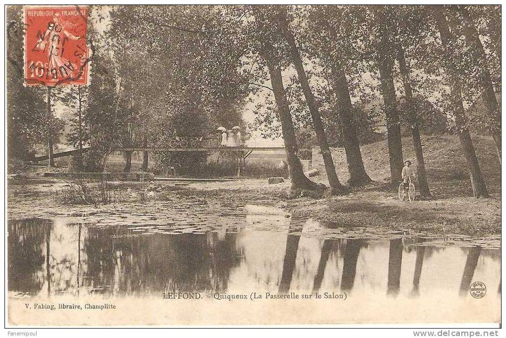 LEFFOND.    Quiqueux (La Passerelle Sur Le Salon) - Other & Unclassified