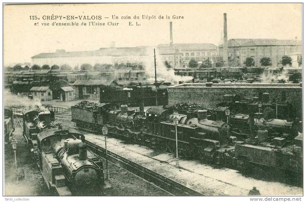 CREPY-en-VALOIS - Un Coin Du Dépôt De La Gare - Crepy En Valois