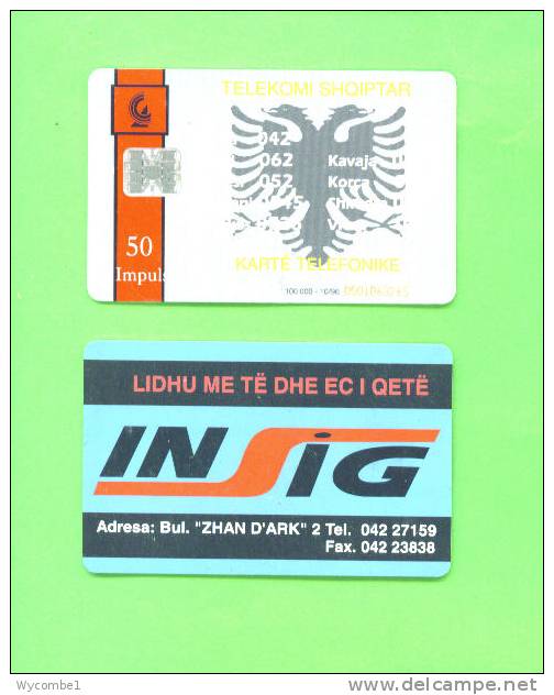 ALBANIA - Chip Phonecard/INSIG 50 Units * - Albanien