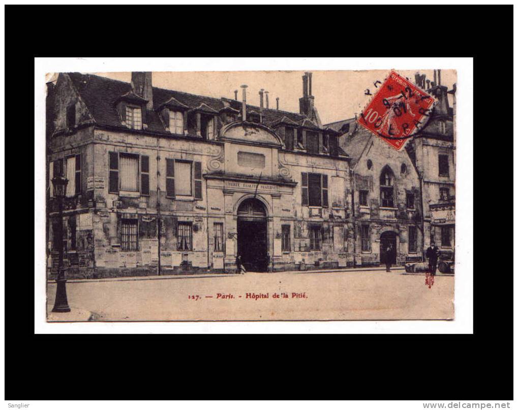 PARIS N° 127 - HOPITAL DE LA PITIE - Santé, Hôpitaux