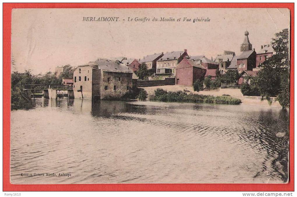 Berlaimont.-  D59, Nord.  Le Gouffre Du Moulin Et Vue Générale. - Berlaimont