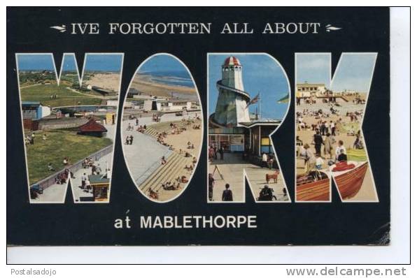 (UK198) IVE FORGOTTEN ALL ABOUT AT MABLETHORE. LIGHTHOUSE. PHARE - Autres & Non Classés