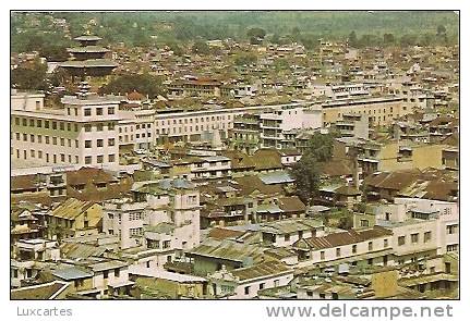 18. BIRD'S EYE VIEW OF KATHMANDU. - Népal