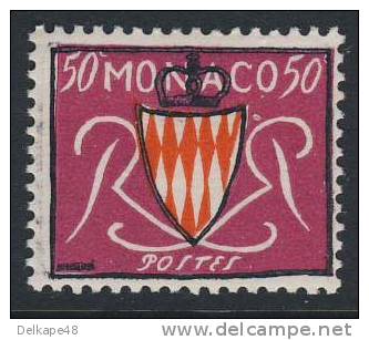 Monaco 1954 Mi 479 YT 405 ** Coat Of Arms Of The Principality Of Monaco / écussion / Staatswappen - Postzegels