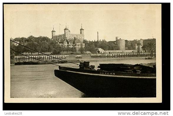 CPA LONDRES-Tower OF LONDON-Général View From The South Bnk Of The Thames -Sept 640 - River Thames