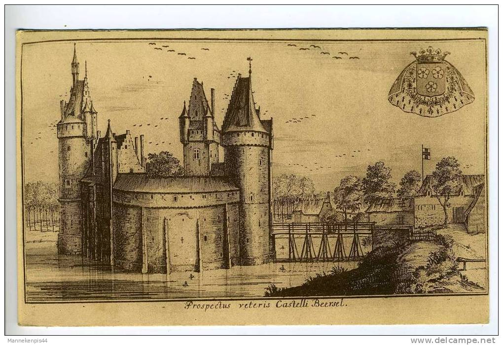 Beersel - Le Château De Beersel (Brabant) Au XVIIe S. - Beersel