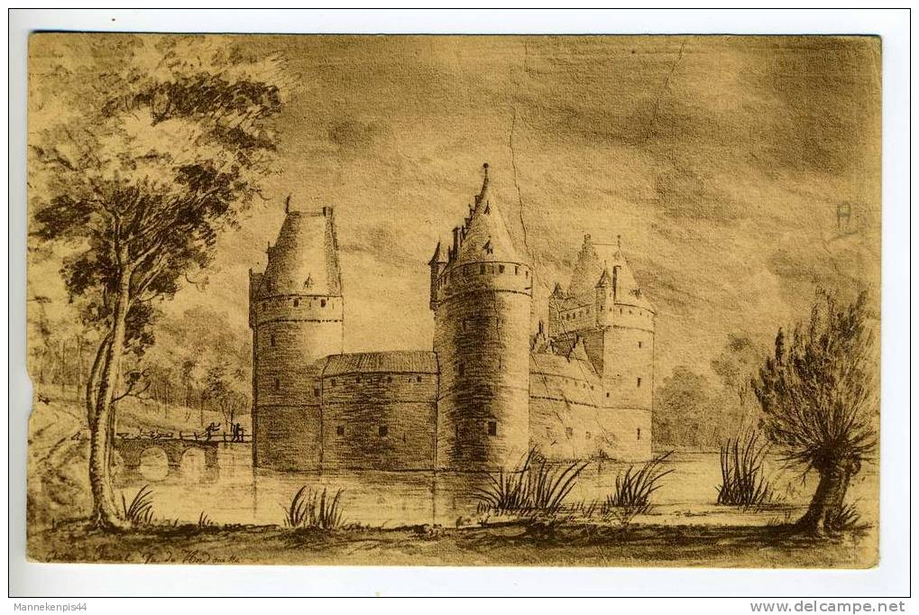 Beersel - Le Château De Beersel (Brabant) Vers 1696 - Beersel