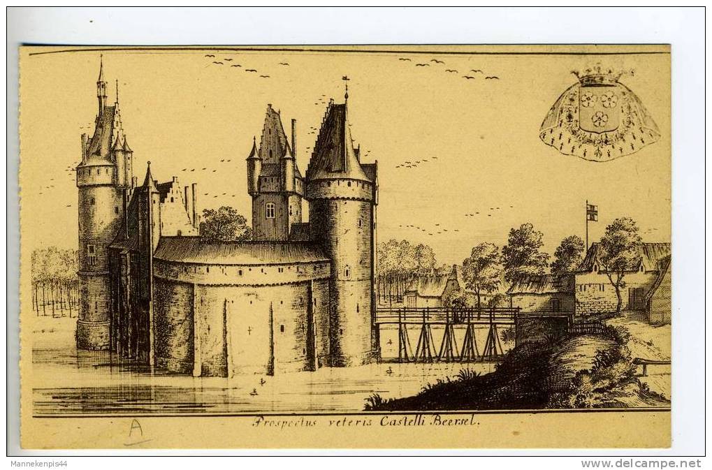 Beersel - Le Château De Beersel (Brabant) Vers 1696 - Beersel