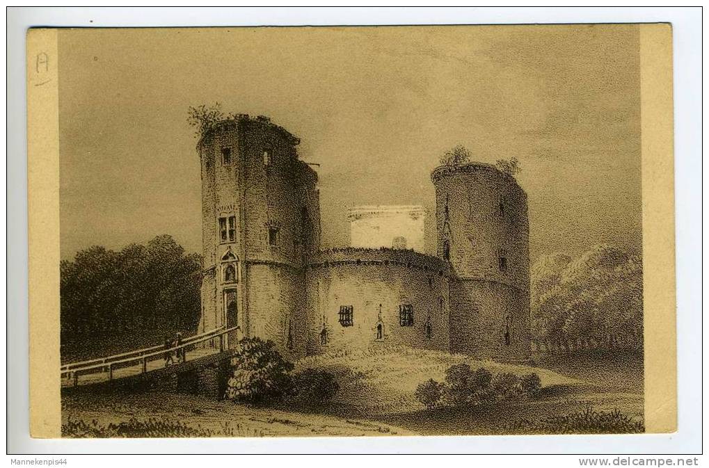 Beersel - Le Château De Beersel (Brabant) Vers 1840 - Beersel