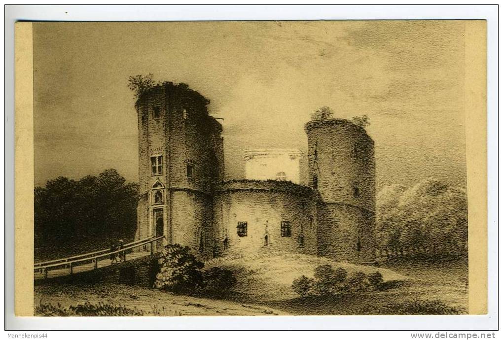 Beersel - Le Château De Beersel (Brabant) Vers 1840 - Beersel