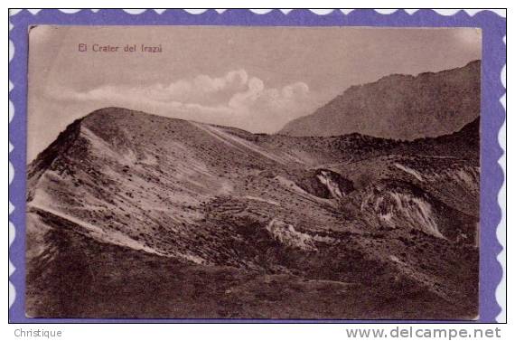 El Crater Del Irazu. Costa Rica.  1910s - Costa Rica