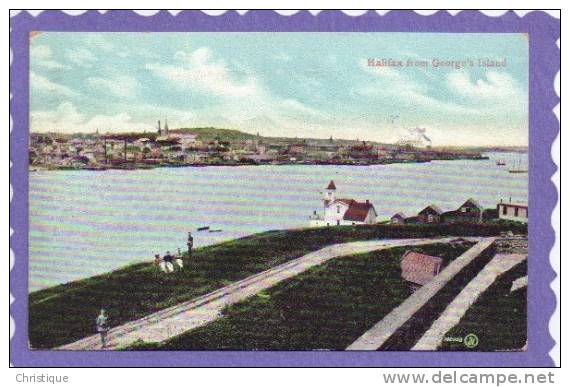 Halifax From Georges Island.  1908 - Halifax