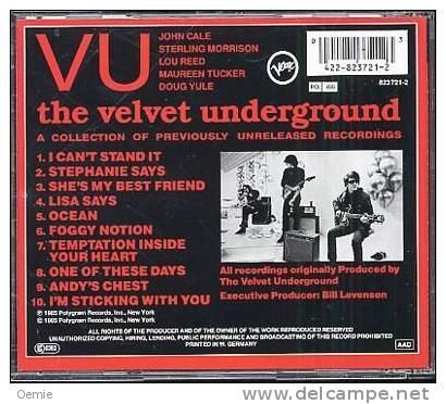 THE VELVET UNDERGROUND  ° VU - Rock