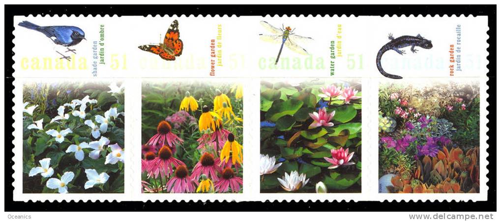 Canada (Scott No.2145i - Les Jardins / Gardens) [**] - De Carnet / From Flower Booklet  - NOTE - Ongebruikt