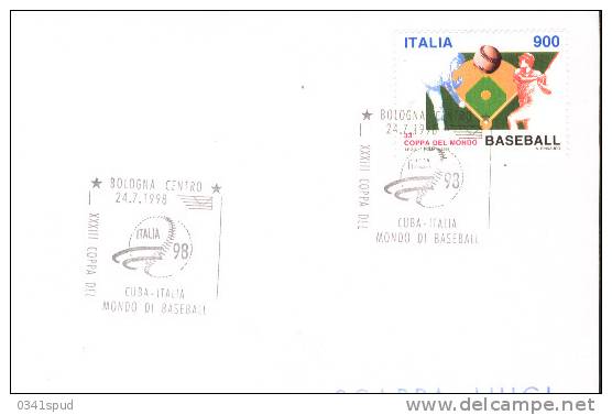 1998  Italia  Bologna  Baseball  Cuba Italia - Honkbal