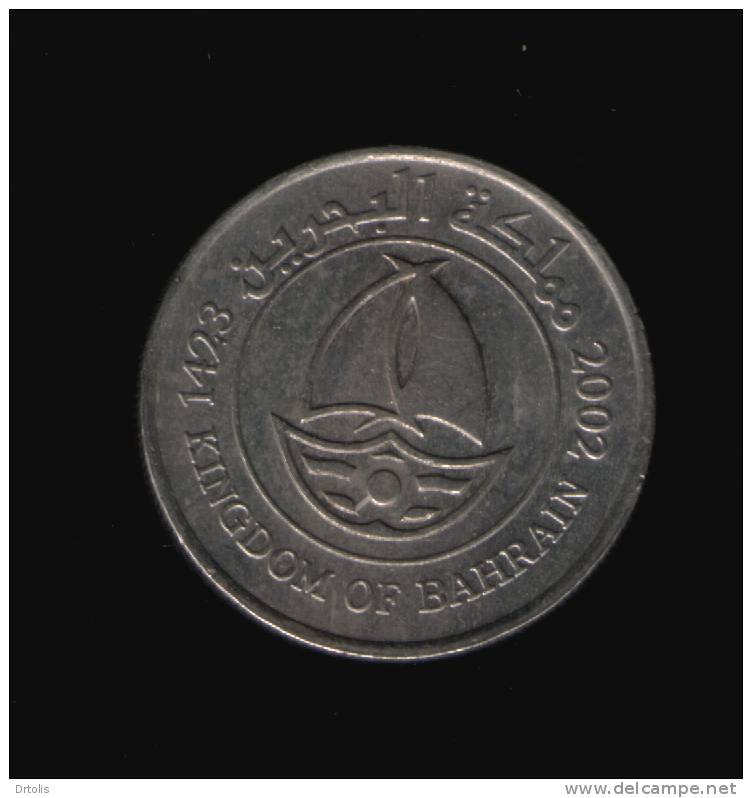 BAHRAIN / 2002 / 50 FILS / 2 SCANS. - Bahreïn