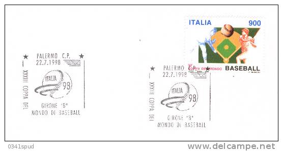 1998  Italia   Palermo  Baseball  Coppa Mondo - Baseball