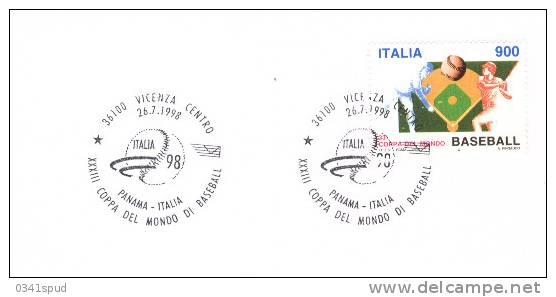 1998  Italia  Vicenza  Baseball  Panama Italia - Base-Ball