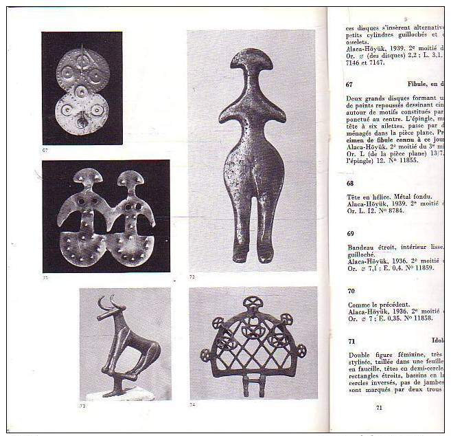 L'art Au Pays De Hittites Collections Des Musees De Turquie Catalogue D'exposition Paris 1964 - Archéologie