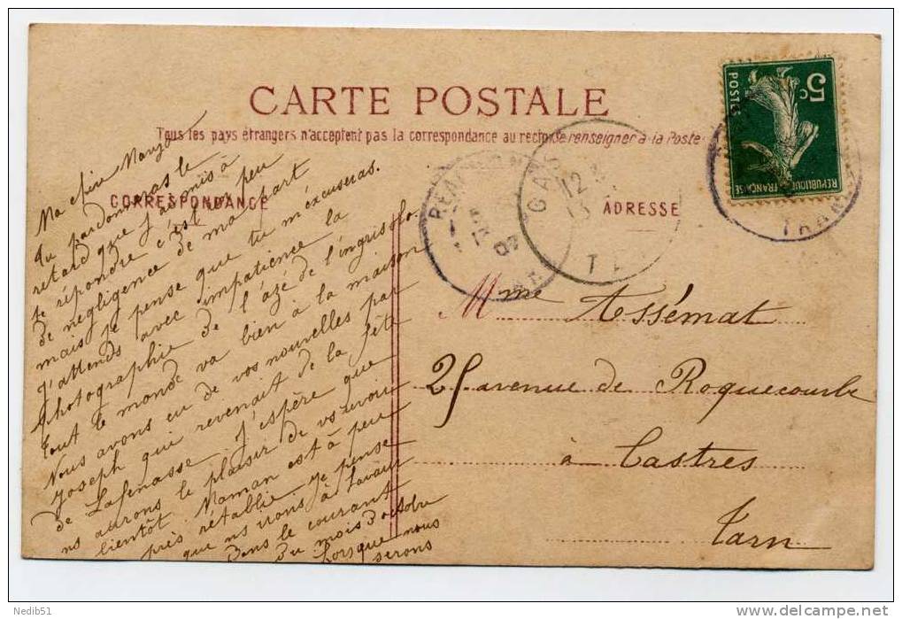 ***  ARTISTE *** BARAT * PORTE ST MARTIN  *** 1907 *** - Cabarets