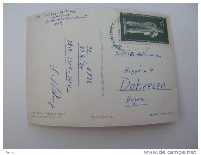 Halle (Saale) -schach  Chess Moves Correspondance  Automobile Cca 1960's   F  D55998 - Halle (Saale)