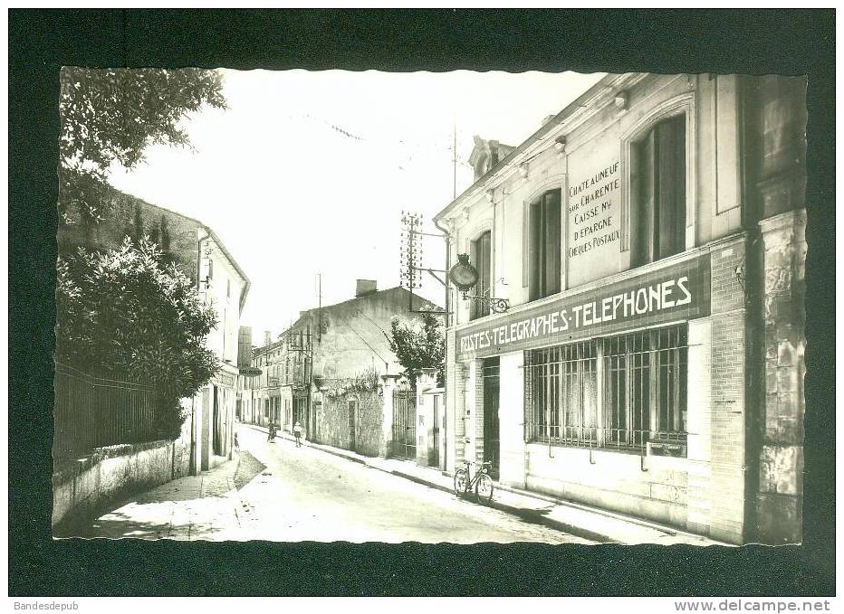 CPSM - Chateauneuf Sur Charente (16) - La Poste ( Postes Télégraphes Téléphones PTT Caisse Nationale Epargne Van Eyk Rou - Chateauneuf Sur Charente