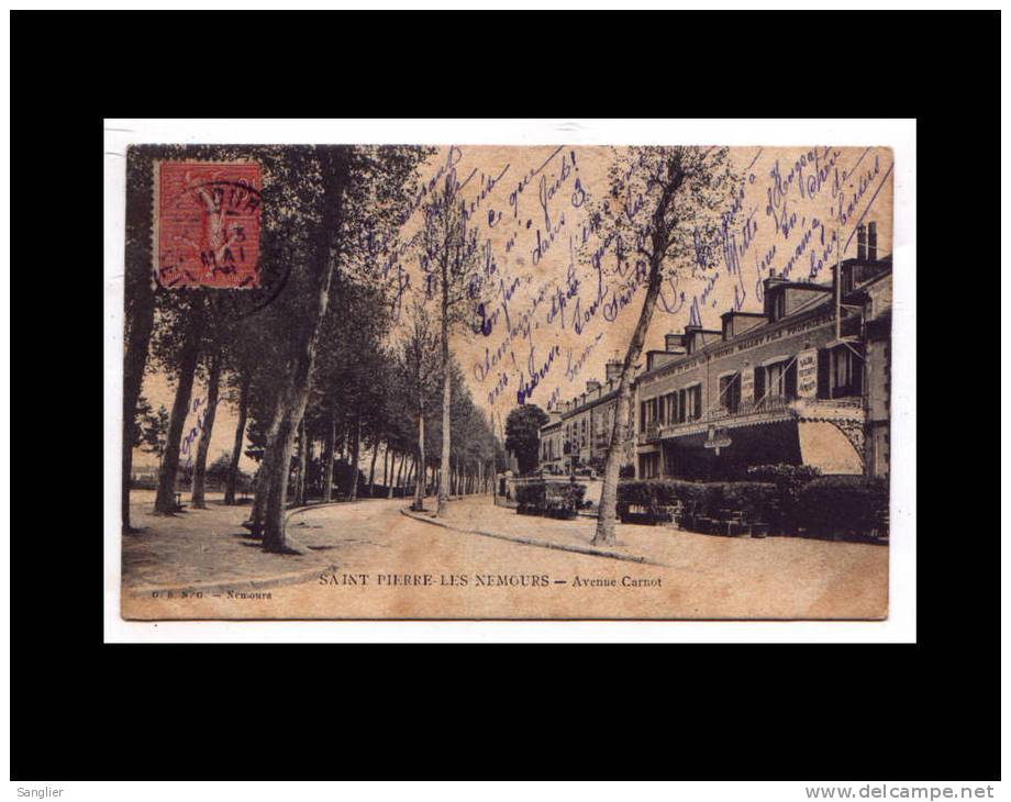 SAINT PIERRE LES NEMOURS - AVENUE CARNOT - Saint Pierre Les Nemours