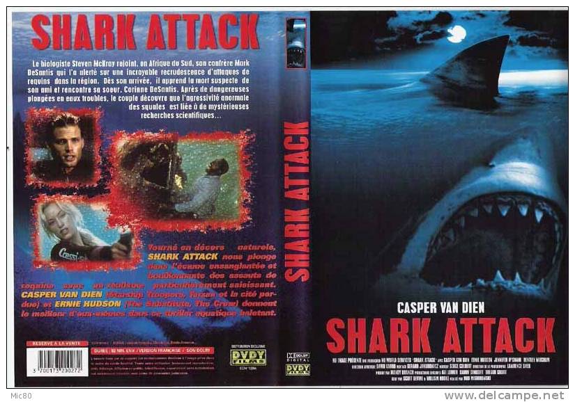 DVD Zone 2 "Shark Attack" NEUF - Action, Adventure