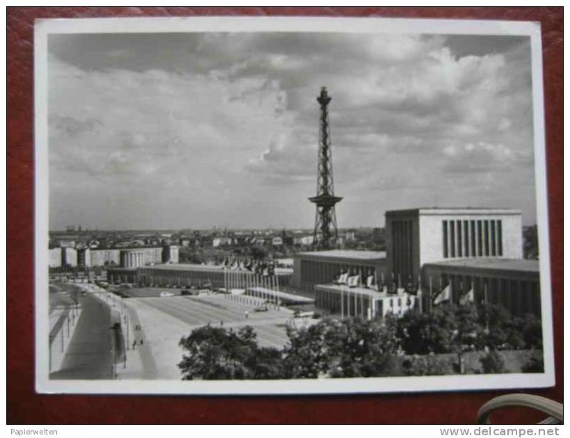 Berlin - Ausstellungsgelände Funkturm / Feldpost: Panzertruppenschule - Charlottenburg