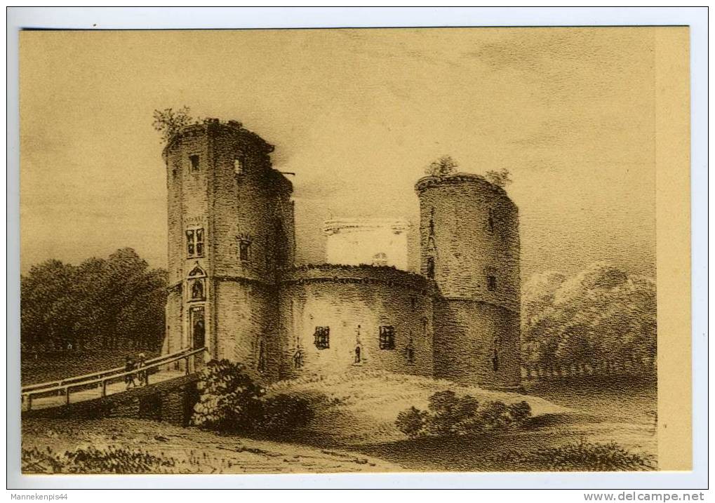 Beersel - Le Château De Beersel (Brabant) Vers 1840 - Beersel