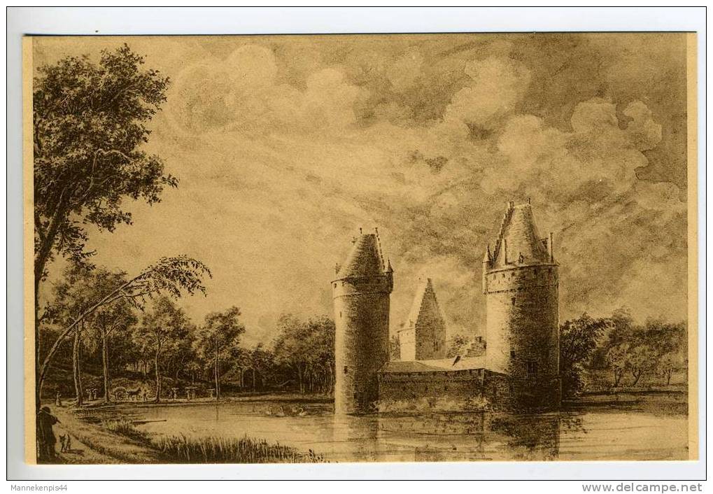 Beersel - Le Château De Beersel (Brabant) Vers 1796 - Beersel