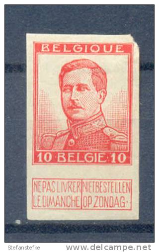 Belgie -  Belgique Ocb Nr :  123  * MH (zie  Scan) - 1911-1930