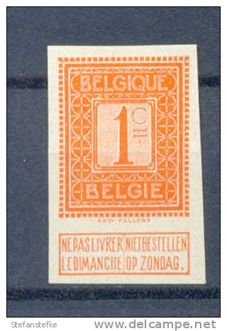 Belgie -  Belgique Ocb Nr :  108  * MH Sans Gomme(zie  Scan) - 1911-1930