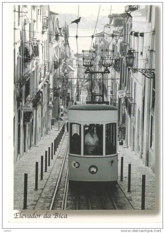 Portugal - Elevador Da Bica ° Funiculaire / Funicular / Funiculare / Seilbahn / Cable Incline - Funicular Railway