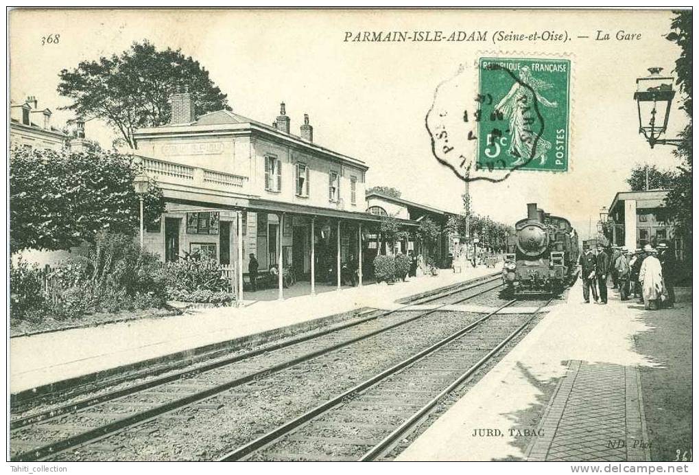 PARMAIN -ISLE-ADAM - La Gare - Parmain
