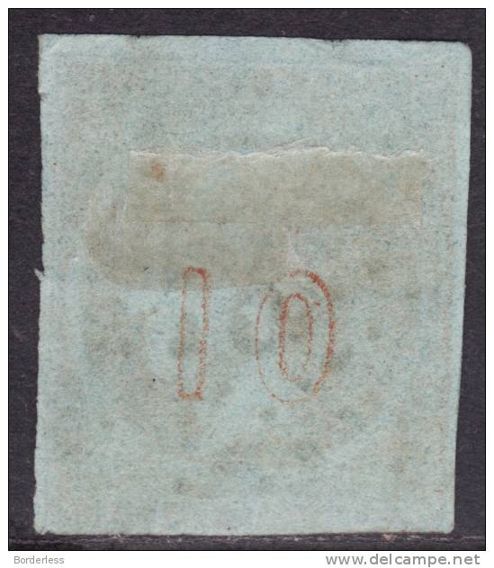 GRECE  / GRANDS HERMES  /    1861  /   10 L   /  Y&T N° 13A (o) USED - Usados
