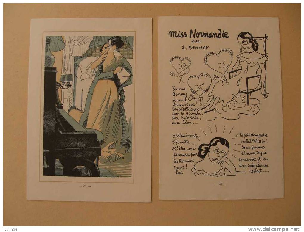 Laboratoires Hépatrol - Les Incarnations De Madame Bovary - Fouchardière, Sennep, F. Carco, Lacretelle - Illustré - 1901-1940