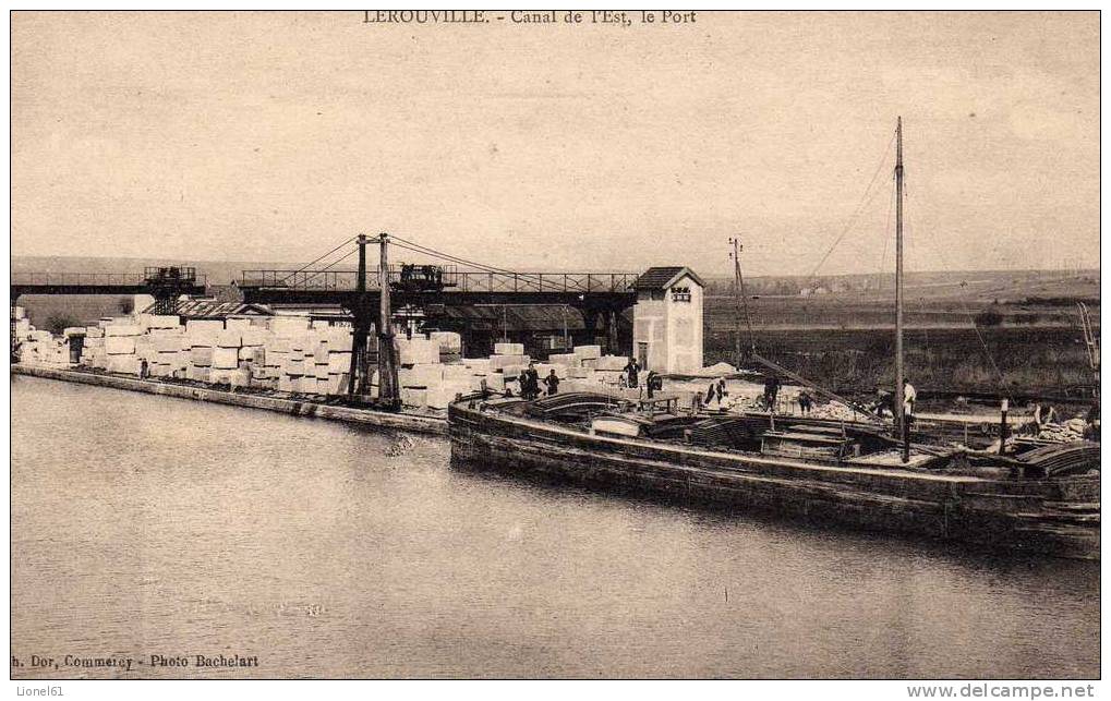 LEROUVILLE  : (55) Canal De L'Est, Le Port - Lerouville