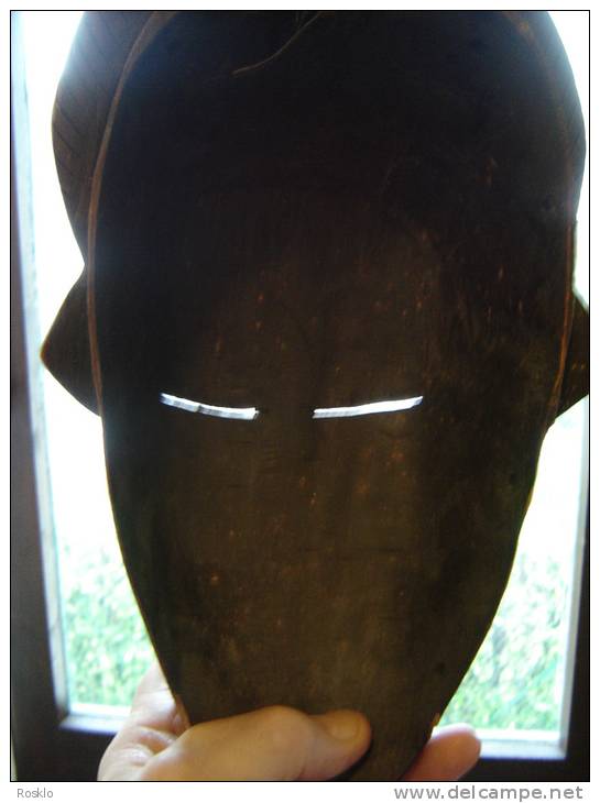 ART AFRICAIN / MASQUE  COTE D IVOIRE  / HAUTEUR 37 CM /TRES BEL ETAT - Afrikanische Kunst