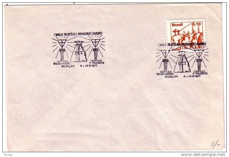 PGL 2115 - BRAZIL PHILATELIC COVER 1977 - Lettres & Documents