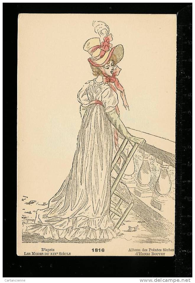 Illustrateur Henri BOUTET - Modes Feminines Du XIX Siecle - 1816 - Boutet