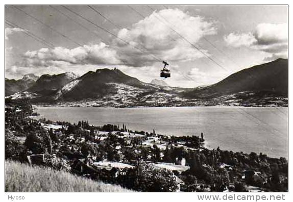 74 Lac D´Annecy VEYRIER  Vue Generale Et Le Telepherique - Veyrier