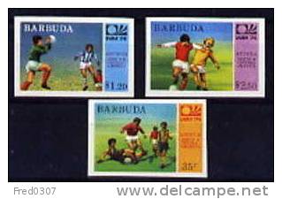 Barbuda 165/7 ND/imperf/geschnitten CM 74 ** - 1974 – Germania Ovest