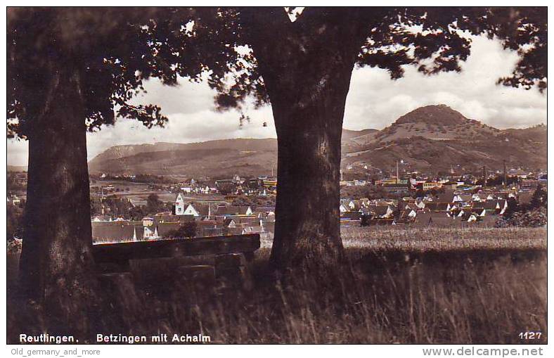 Reutlingen, Betzingen Mit Achalm 1930 (0163) - Reutlingen