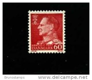 DENMARK/DANMARK - 1967  DEFINITIVE  60 ö  ROSE  MINT NH - Unused Stamps