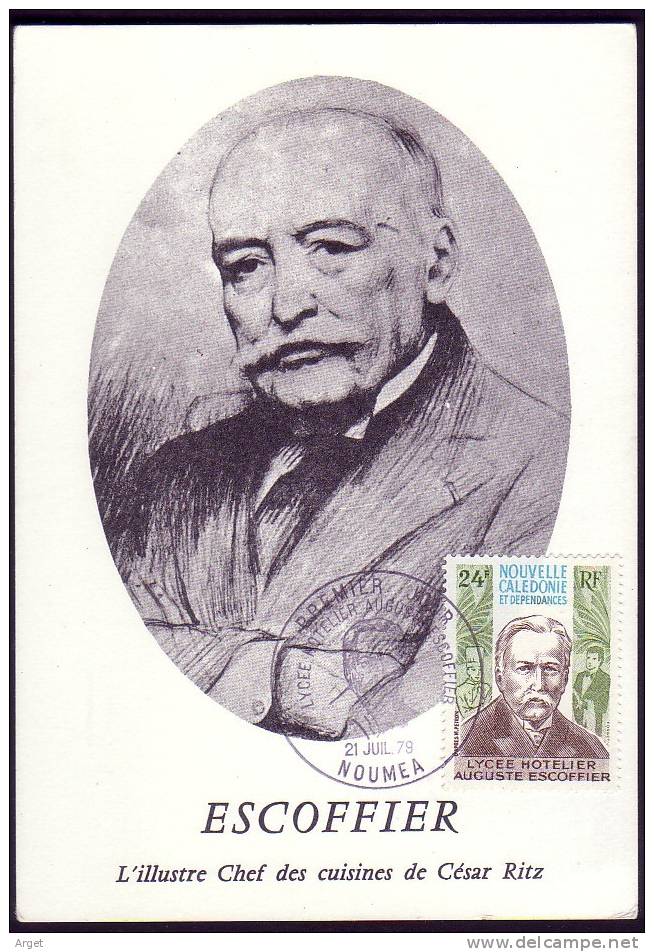 Carte Maximum NOUVELLE-CALEDONIE  N°Yvert  429 (Escoffier) - Maximum Cards