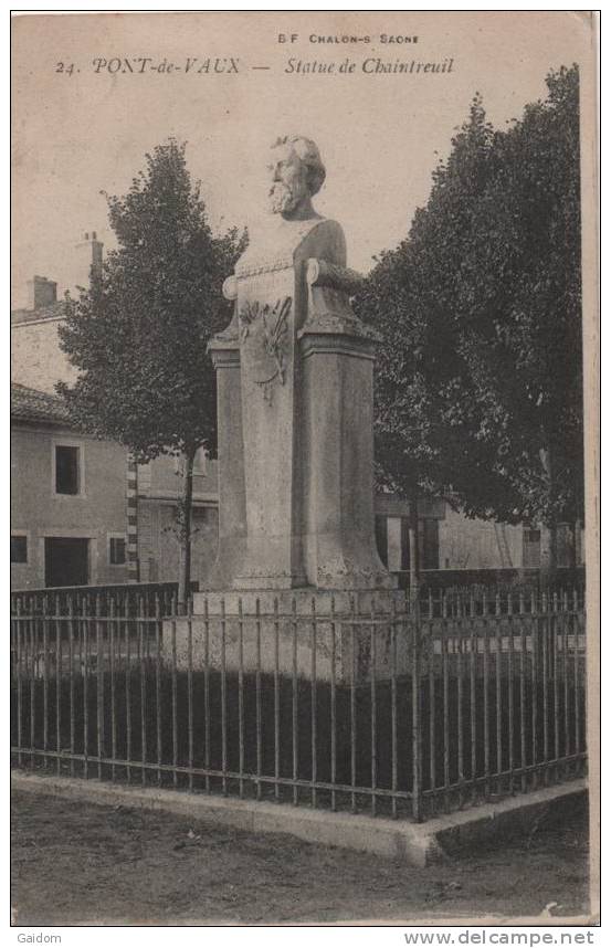 24 PONT DE VAUX - Statue De Chaintreuil - Pont-de-Vaux