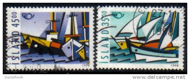 ICELAND   Scott #  854-5  VF USED - Usati