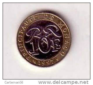 Pièce De Monaco - 10 Francs Rainier III - 1997 - 1960-2001 Nouveaux Francs