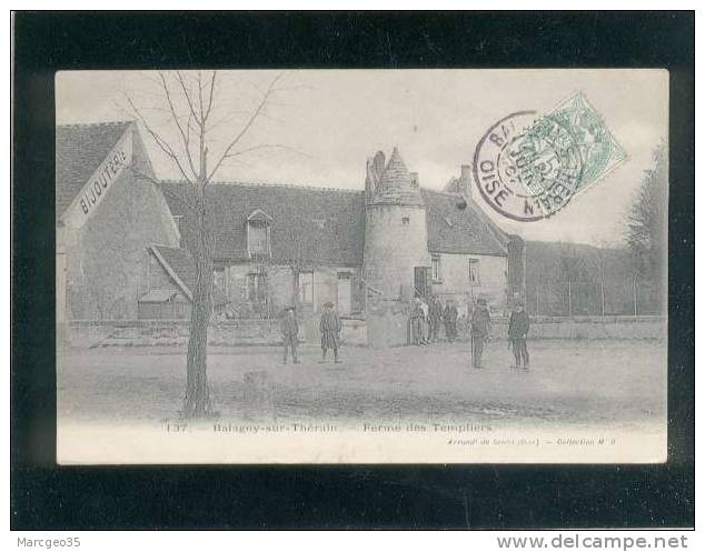 Rantigny Sur Thérain Ferme Des Templiers édit.MB N° 137 Animée Belle Carte - Rantigny